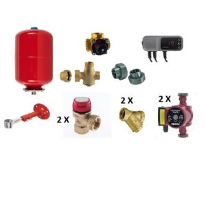 Kit hidraulic pentru termoseminee, termosobe si centrale cu puterea intre 20 - 35 kw